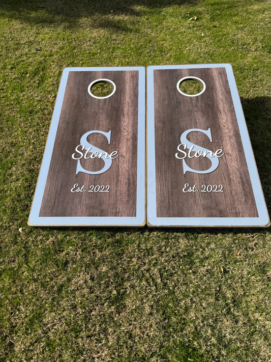 Customizable Cornhole Set